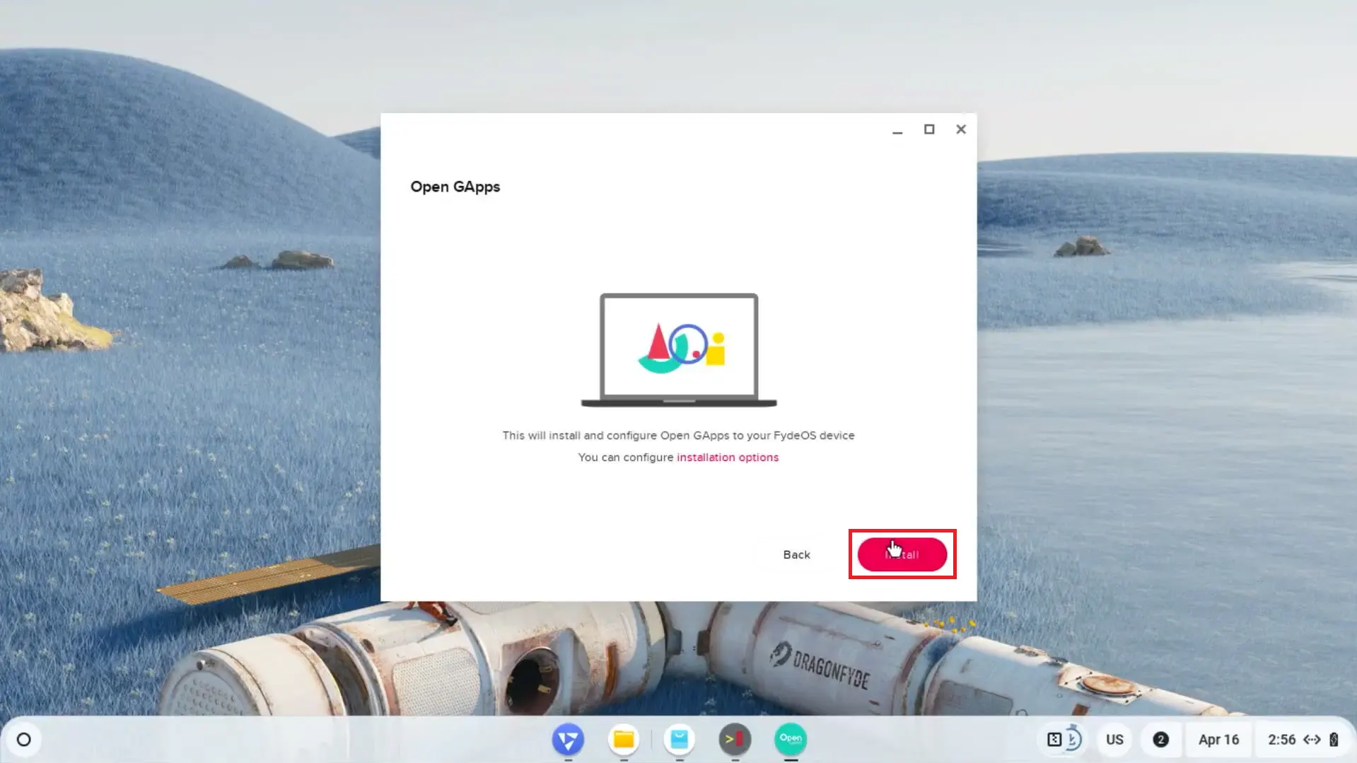 42 cara instal apos di laptop